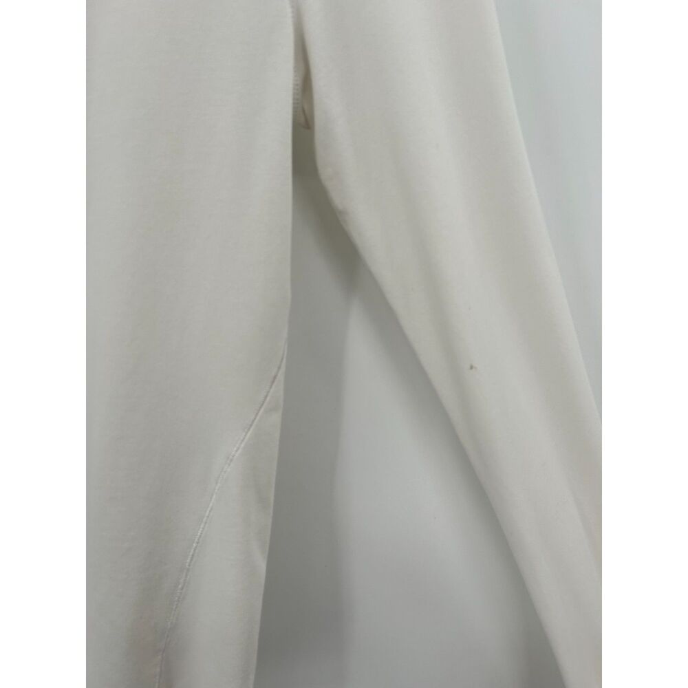 LULULEMON *Flawed* Women's White Long Sleeve Relaxed Fit Workout Shirt Medium - Picture 6 of 7